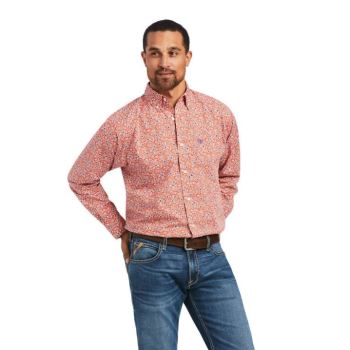 Ariat Alejandro Klassische Fit Shirt Braun | ABOa1fEg