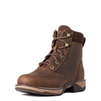 Ariat Anthem Round Kappe Lacer Boot Braun | st789DAT