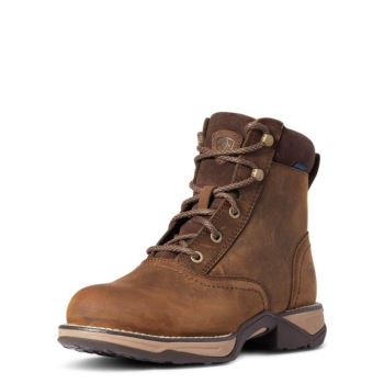 Ariat Anthem Round Kappe Lacer Wasserdichte Boot Braun | 0UqD8xhZ