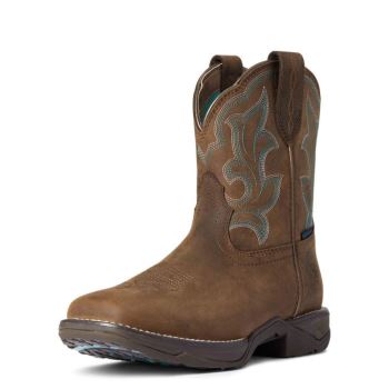 Ariat Anthem Shortie II Wasserdichte Western Boot Braun | KZZXztNk