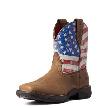 Ariat Anthem Shortie Patriot Western Boot Rot Braun | hYYqPKWx