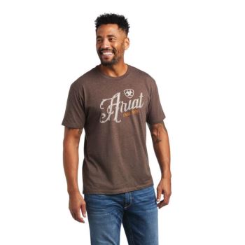 Ariat Ariat 100 Proof T-Shirt Braun | 4dzFTr02