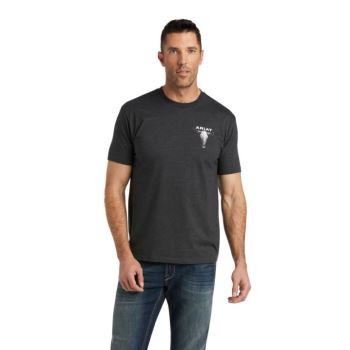 Ariat Ariat Halftone USA T-Shirt Grau | NDpzmhls