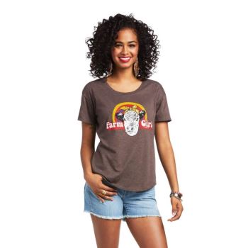 Ariat Ariat Hereford T-Shirt Braun | dRewGTDj