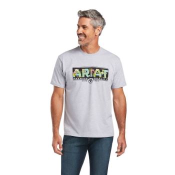 Ariat Ariat Hibiscus T-Shirt Athletic Heather | xzn06yRs