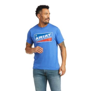 Ariat Ariat Stronger Together T-Shirt Königsblau | TPhB977f