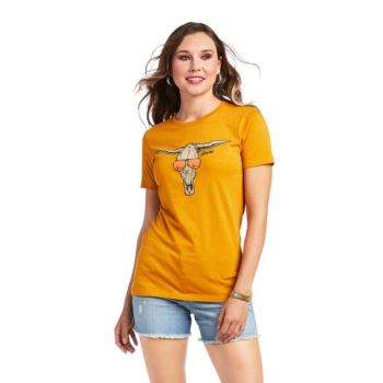 Ariat Ariat Sunglass Skull T-Shirt Buckhorn Heather | iDTj15fG