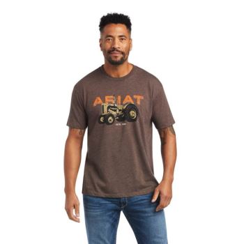 Ariat Ariat Tractor T-Shirt Braun | NQCVDihh