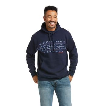 Ariat Basic Hoodie Sweatshirt Navy | UArxt60M