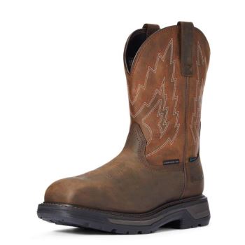 Ariat Big Rig Wasserdichte Composite Kappe Arbeits Boot Dunkelbraun | QflRqCkO