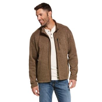 Ariat Caldwell Full Zip Khaki | CqEvQAlU