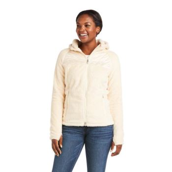 Ariat Coalesce Hoodie Full Zip Sweatshirt Raw Canvas | s8LTMhnS