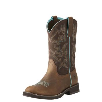 Ariat Delilah Round Kappe Western Boot Braun | iY0IkmT9