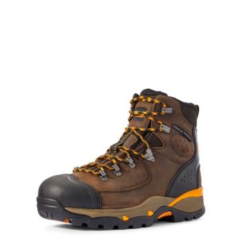 Ariat Endeavor 6" Wasserdichte Carbon Kappe Arbeits Boot Schokolade Braun | lD7quq8S