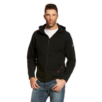 Ariat FR DuraStretch Full Zip Hoodie Schwarz | xUm4dZSu