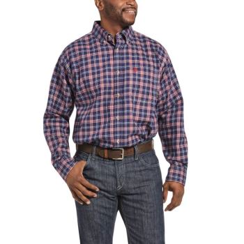 Ariat FR Ferguson Arbeits Shirt Blau | DElniWB8