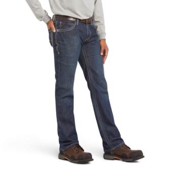 Ariat FR M4 Relaxed Boundary Boot Cut Jean Shale | eAuuMu6v