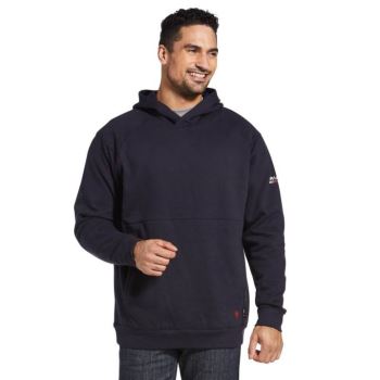 Ariat FR Rev Pullover Hoodie Navy | 5BAD3bIn