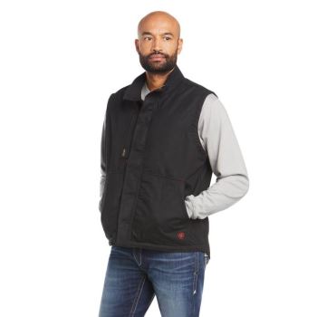 Ariat FR Workhorse Insulated Vest Schwarz | aMPRAoIH