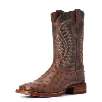 Ariat Gallup Western Boot Mocha Full Quill Ostrich | jQ6XsXl5