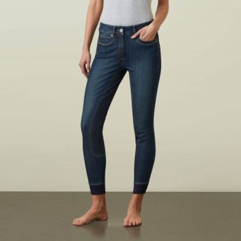 Ariat Halo Denim Full Seat Breech Marine | LnCZQRlx