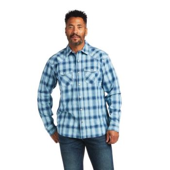 Ariat Harper Retro Fit Shirt Blau | fBN44abS