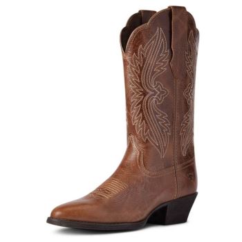 Ariat Heritage R Kappe StretchFit Western Boot Dunkelbraun | UgkAXynM