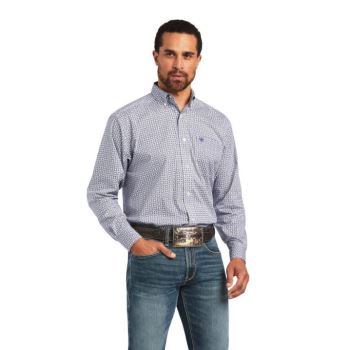 Ariat Ilan Stretch Klassische Fit Shirt Weiß | Qz2Anuuw