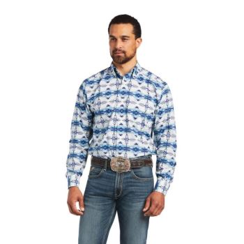 Ariat Irvin Klassische Fit Shirt Weiß | YgIvsmDX