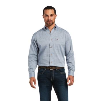 Ariat Javon Klassische Fit Shirt Navy | 5z2p171A