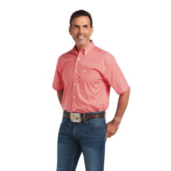 Ariat Keaton Stretch Klassische Fit Shirt Poppies | VkryaVP0