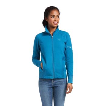 Ariat Largo Full Zip Sweatshirt Blau | mMwgBW2E