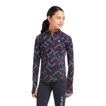 Ariat Lowell 2.0 1/4 Zip Baselayer Team Print | AqbAN6GU