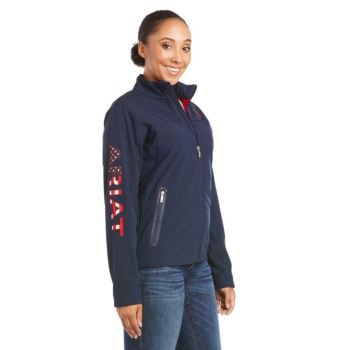 Ariat New Team Softshell Jacket Navy | llIwpM8b