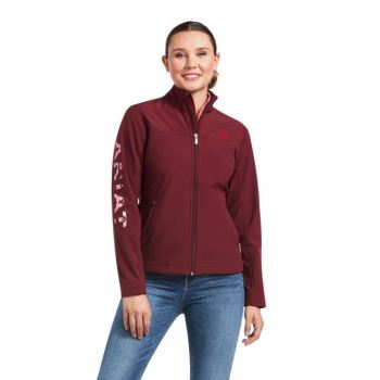 Ariat New Team Softshell Jacket Zinfandel/Carmen Geo | 1jBmn6Nu