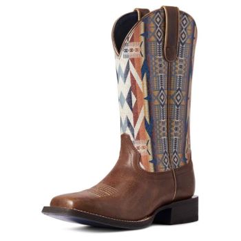 Ariat Pendleton Circuit Savanna Western Boot Dunkelbraun | 9nLbtHQK