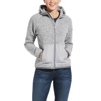 Ariat Polartec Flou Full Zip Hoodie Grau | 0fymdGF8