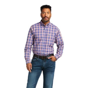 Ariat Pro Series Aaron Klassische Fit Shirt Braun | MTxCBSrs