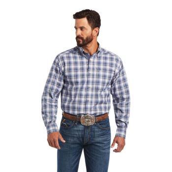 Ariat Pro Series Bennett Klassische Fit Shirt Dunkelgrau Blau | EstrdD0j