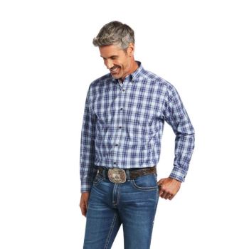 Ariat Pro Series Ivy Klassische Fit Shirt Blau | zqaqUTn6