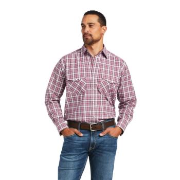 Ariat Pro Series Judson Klassische Fit Shirt Rosa | IMA8HeUs