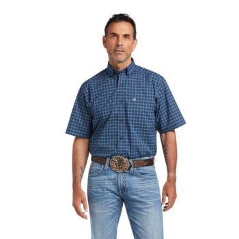 Ariat Pro Series Kyree Stretch Klassische Fit Shirt Skyfall | plhf9o7m