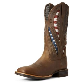 Ariat Quickdraw VentTEK Western Boot Braun | kliR9p0q