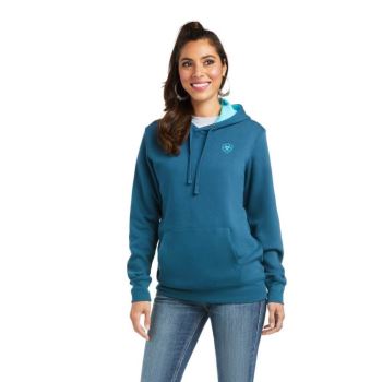 Ariat REAL Arm Logo Hoodie Eurasian | olSh9cPd