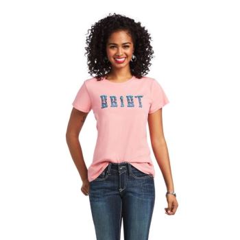 Ariat REAL Kinship Tee Peach Blossom | DSlAufSG