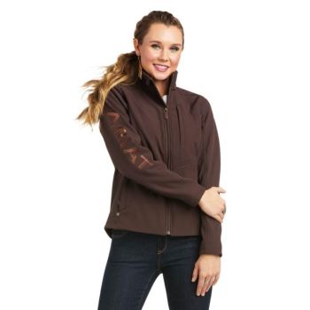 Ariat REAL Team Patriot Softshell Jacket Kaffee | wxVR7llT