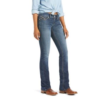 Ariat R.E.A.L. Mid Rise Cynthia Boot Cut Jean Gold | oqPwMWi9