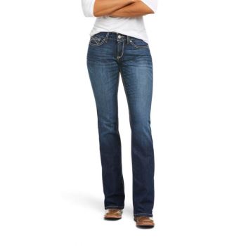 Ariat R.E.A.L. Mid Rise Janet Boot Cut Jean Lita | KV8GGU3D