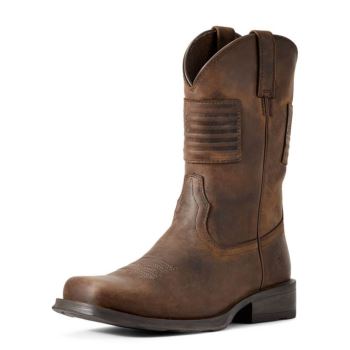 Ariat Rambler Patriot Western Boot Braun | mUyXmokA