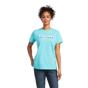 Ariat Rebar Baumwoll Strong Logo T-Shirt Meadowbrook | xSBiOhlm